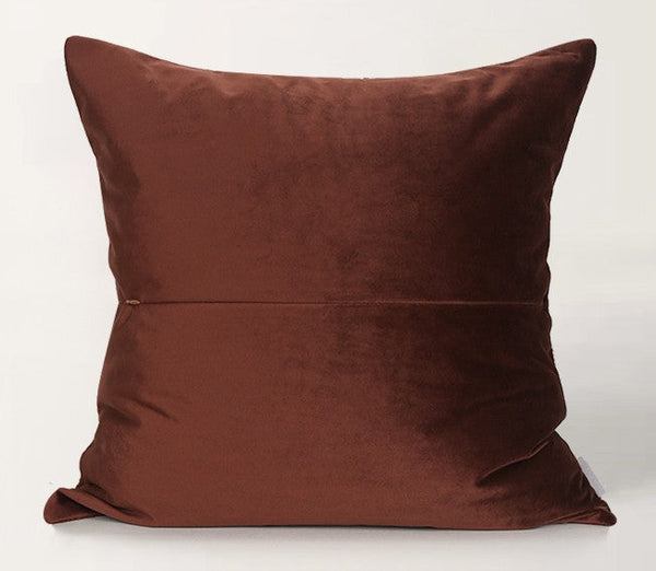 Orange Square Throw Pillows, Simple Modern Throw Pillow for Couch, Decorative Pillows for Interior Design, Modern Sofa Pillow Covers-Grace Painting Crafts
