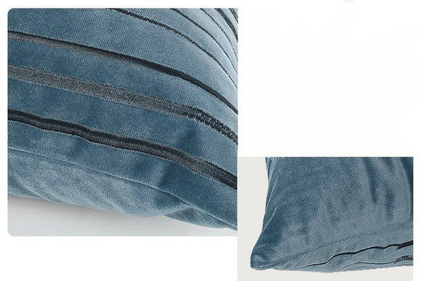 Geometric Contemporary Throw Pillows for Interior Design, Large Modern Decorative Pillows for Sofa, Blue Modern Throw Pillows for Couch-Grace Painting Crafts