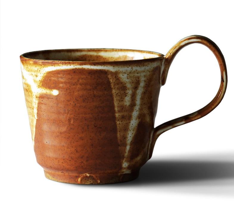 Large Capacity Coffee Cup, Pottery Coffee Mug, Large Handmade Ceramic Coffee Cup, Large Tea Cup-Grace Painting Crafts