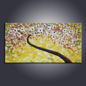 Contemporary Art, Abstract Art Painting, Flower Art, Acrylic Painting, Canvas Wall Art, Bedroom Wall Art, Canvas Art, Modern Art, Contemporary Art-Grace Painting Crafts