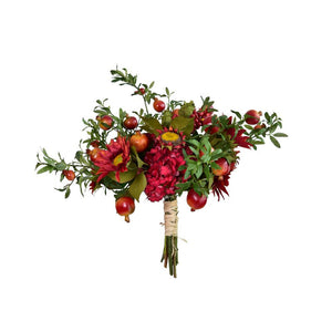 Beautiful Flower Arrangement for Home Decoration, Large Bunch of Pomegranate Branch, Table Centerpiece, Real Touch Artificial Floral for Dining Room-Grace Painting Crafts