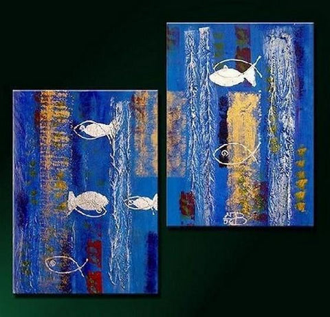 Large Art, Abstract Painting, Blue Art, Canvas Painting, Abstract Art, Wall Art, Wall Hanging, Bedroom Wall Art, Modern Art, Hand Painted Art-Grace Painting Crafts