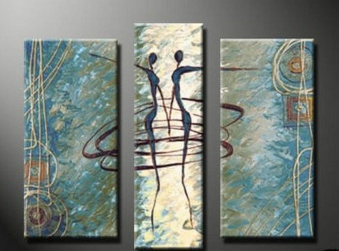 Abstract Painting, Dancing Figure Abstract Art, Living Room Wall Art, Modern Art, Living Room Wall Art, Painting for Sale-Grace Painting Crafts