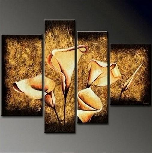Calla Lily Flower Painting, Abstract Painting, Large Painting, Abstract Art, Dining Room Wall Art, Modern Art, Wall Art, Contemporary Art, Modern Art-Grace Painting Crafts