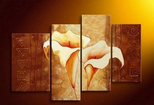 Large Painting, Abstract Art, Calla Lily Flower Painting, Abstract Painting, Dining Room Wall Art, Modern Art, Wall Art, Contemporary Art, Modern Art-Grace Painting Crafts