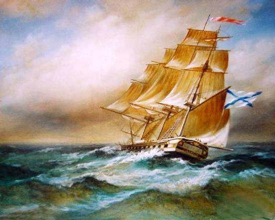 Big Ship, Oil Painting, Canvas Art, Canvas Painting, Seascape Painting, Wall Art, Large Painting, Dining Room Wall Art, Canvas Oil Painting, Canvas Art, Boat at Sea-Grace Painting Crafts