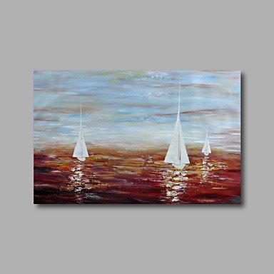 Sail Boat Painting, Canvas Painting, Wall Art Decor, Abstract Art, Canvas Wall Art, Art on Canvas-Grace Painting Crafts