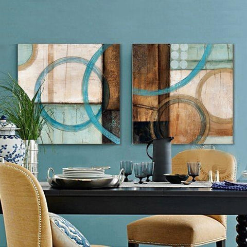 Canvas Painting, Abstract Art Painting, Dining Room Wall Art, Wall Hanging, Hand Painted Art-Grace Painting Crafts