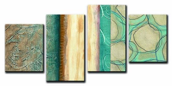 Abstract Art Painting Extra Large Painting, Modern Wall Art Contemporary, Hand Painted Acrylic Oversize, 4 Panel Large Abstract, Modern Art Sale Online