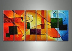 Living Room Wall Art, Abstract Art Set, Huge Abstract Painting, Extra Large Painting, Modern Art, Contemporary Art-Grace Painting Crafts