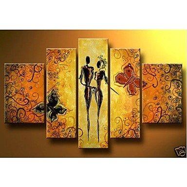 Abstract Art of Love, Canvas Painting for Bedroom, Large Wall Art Paintings, Acrylic Abstract Painting, Huge Painting for Sale-Grace Painting Crafts