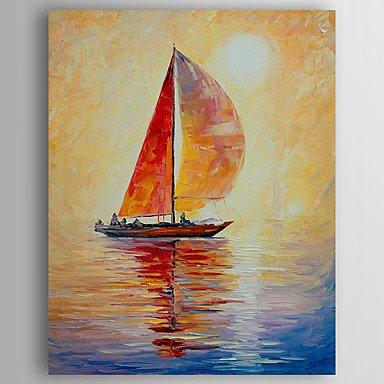 Canvas Painting, Sail Boat Painting, Kitchen Art Decor, Abstract Art, Canvas Wall Art, Art on Canvas-Grace Painting Crafts