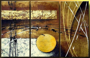 Large Painting, Abtract Art, Bedroom Wall Art, Canvas Painting, Abstract Art, Contemporary Art, 3 Piece Canvas Art-Grace Painting Crafts