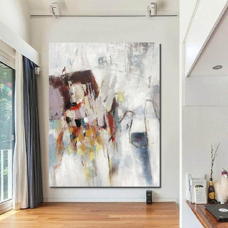 Canvas Painting for Living Room, Simple Modern Art, Extra Large Wall Art Painting, Modern Contemporary Abstract Artwork, Large Paintings for Sale-Grace Painting Crafts