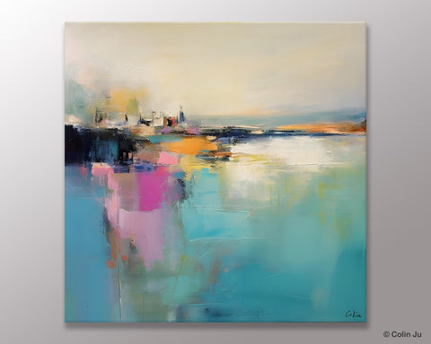 Large Paintings for Living Room, Modern Wall Art Paintings, Large Original Art, Buy Wall Art Online, Contemporary Acrylic Painting on Canvas-Grace Painting Crafts