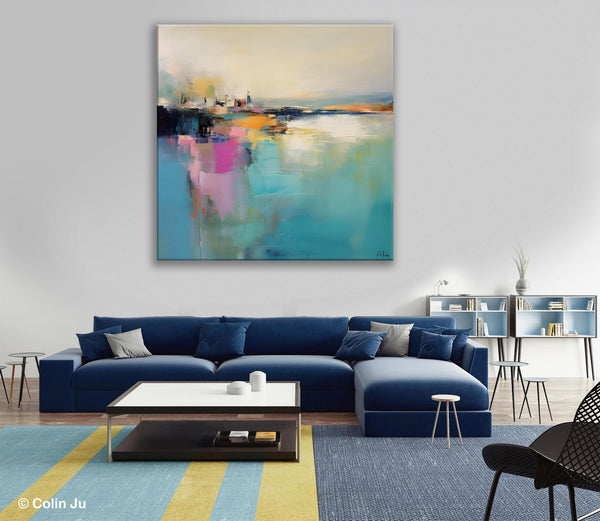 Large Paintings for Living Room, Modern Wall Art Paintings, Large Original Art, Buy Wall Art Online, Contemporary Acrylic Painting on Canvas-Grace Painting Crafts