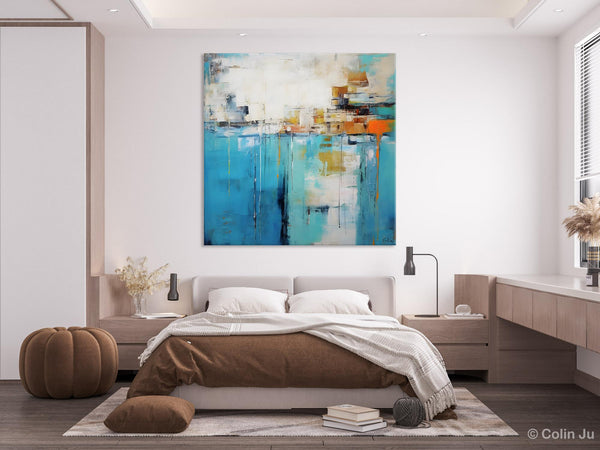 Abstract Painting on Canvas, Original Abstract Wall Art for Sale, Contemporary Acrylic Paintings, Extra Large Canvas Painting for Bedroom-Grace Painting Crafts