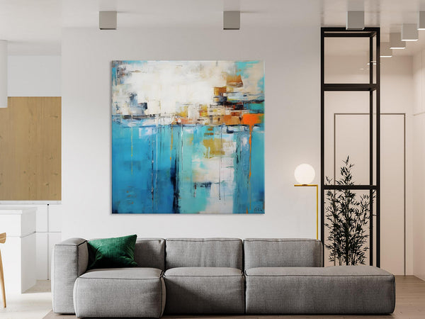 Abstract Painting on Canvas, Original Abstract Wall Art for Sale, Contemporary Acrylic Paintings, Extra Large Canvas Painting for Bedroom-Grace Painting Crafts