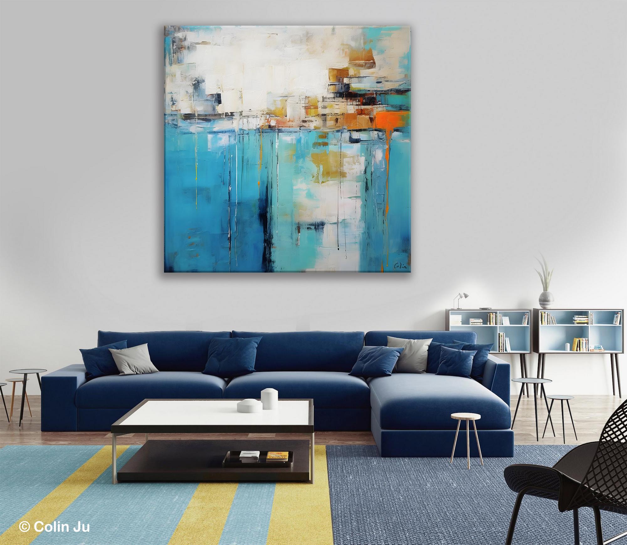 Abstract Painting on Canvas, Original Abstract Wall Art for Sale, Contemporary Acrylic Paintings, Extra Large Canvas Painting for Bedroom-Grace Painting Crafts