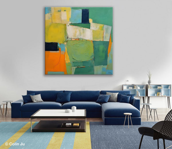 Large Wall Art Painting for Bedroom, Oversized Abstract Wall Art Paintings, Original Canvas Artwork, Contemporary Acrylic Painting on Canvas-Grace Painting Crafts