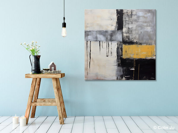Extra Large Original Artwork, Large Paintings for Bedroom, Abstract Landscape Painting on Canvas, Oversized Contemporary Wall Art Paintings-Grace Painting Crafts