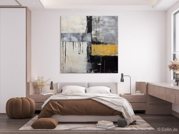 Extra Large Original Artwork, Large Paintings for Bedroom, Abstract Landscape Painting on Canvas, Oversized Contemporary Wall Art Paintings-Grace Painting Crafts