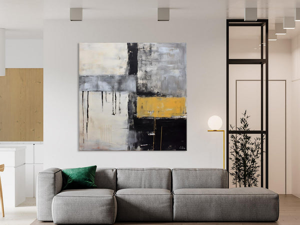 Extra Large Original Artwork, Large Paintings for Bedroom, Abstract Landscape Painting on Canvas, Oversized Contemporary Wall Art Paintings-Grace Painting Crafts