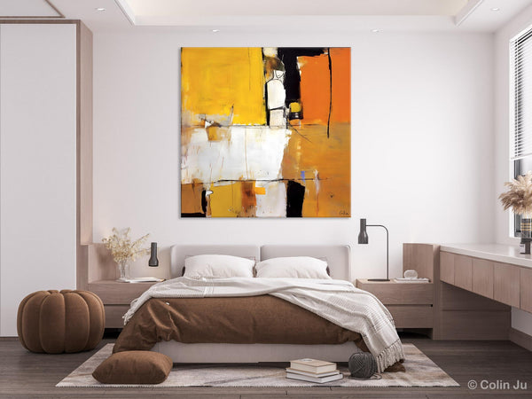 Oversized Modern Abstract Wall Paintings, Large Wall Art Painting for Bedroom, Original Canvas Art, Contemporary Acrylic Painting on Canvas-Grace Painting Crafts