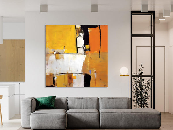 Oversized Modern Abstract Wall Paintings, Large Wall Art Painting for Bedroom, Original Canvas Art, Contemporary Acrylic Painting on Canvas-Grace Painting Crafts