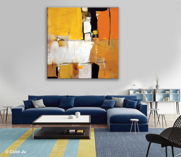 Oversized Modern Abstract Wall Paintings, Large Wall Art Painting for Bedroom, Original Canvas Art, Contemporary Acrylic Painting on Canvas-Grace Painting Crafts