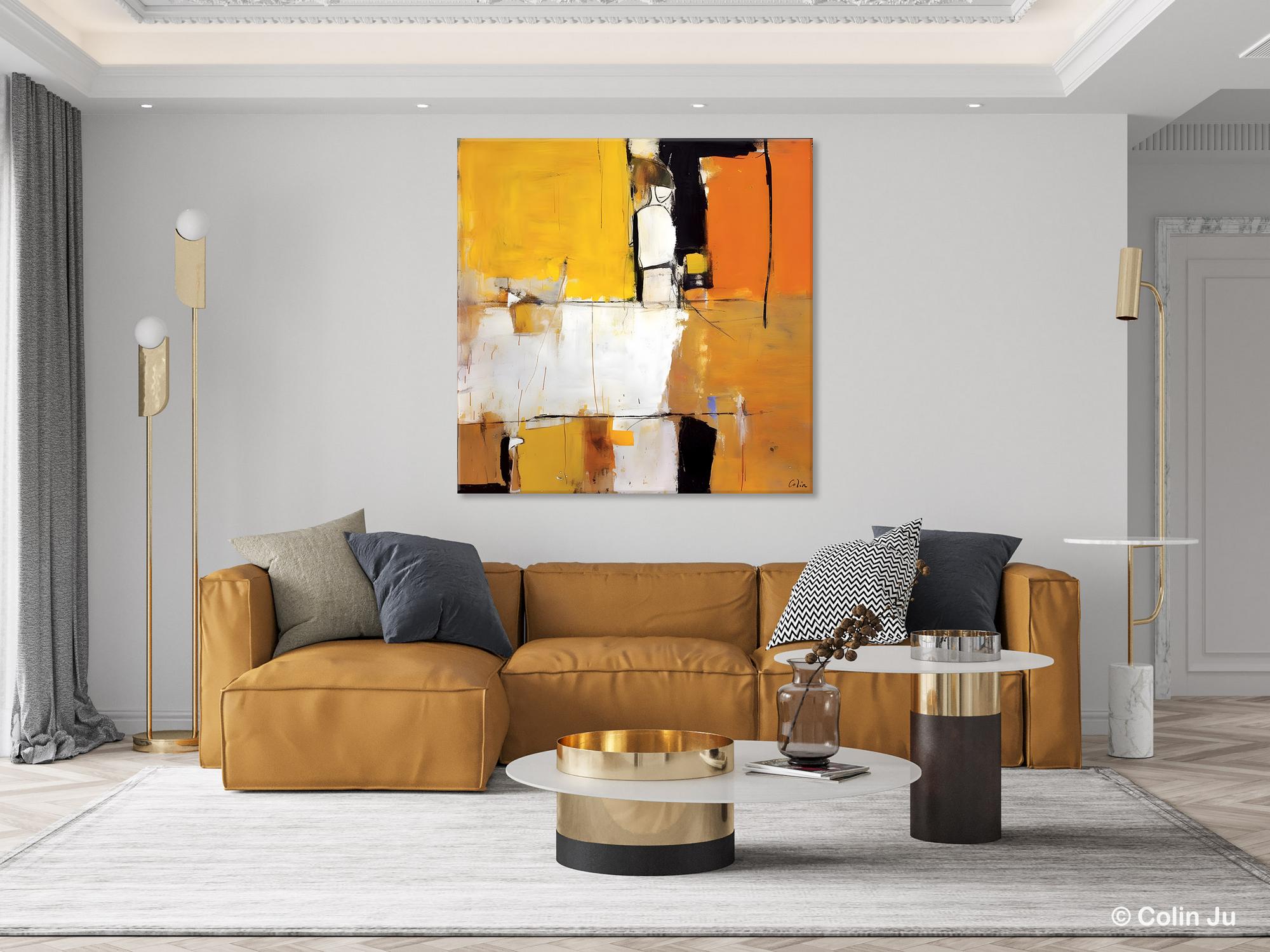 Oversized Modern Abstract Wall Paintings, Large Wall Art Painting for Bedroom, Original Canvas Art, Contemporary Acrylic Painting on Canvas-Grace Painting Crafts