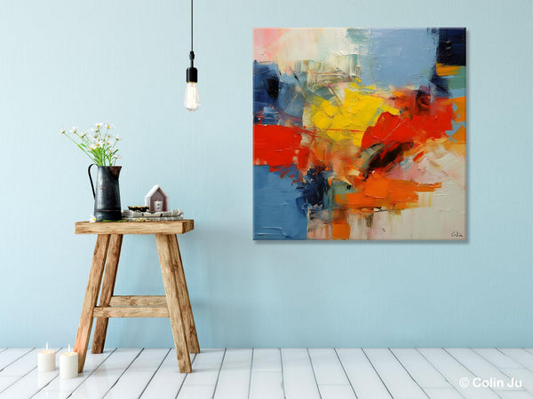 Abstract Canvas Art for Living Room, Extra Large Abstract Paintings for Dining Room, Original Modern Acrylic Art, Modern Canvas Paintings-Grace Painting Crafts