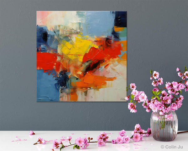 Abstract Canvas Art for Living Room, Extra Large Abstract Paintings for Dining Room, Original Modern Acrylic Art, Modern Canvas Paintings-Grace Painting Crafts