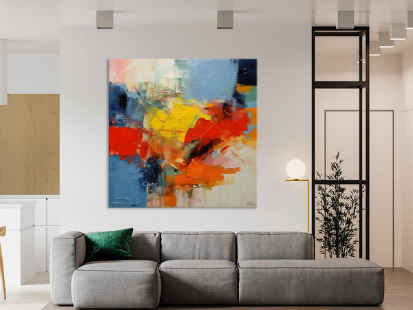 Abstract Canvas Art for Living Room, Extra Large Abstract Paintings for Dining Room, Original Modern Acrylic Art, Modern Canvas Paintings-Grace Painting Crafts