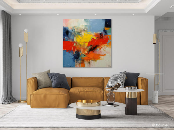 Abstract Canvas Art for Living Room, Extra Large Abstract Paintings for Dining Room, Original Modern Acrylic Art, Modern Canvas Paintings-Grace Painting Crafts