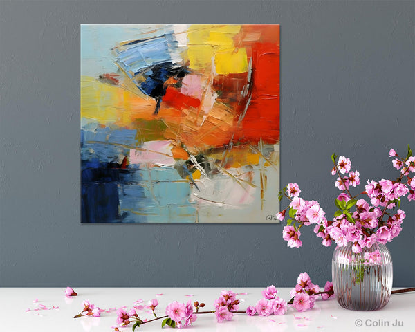 Oversized Canvas Paintings, Huge Wall Art Ideas for Living Room, Contemporary Acrylic Art, Original Abstract Art, Hand Painted Canvas Art-Grace Painting Crafts
