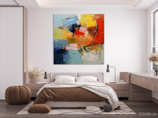 Oversized Canvas Paintings, Huge Wall Art Ideas for Living Room, Contemporary Acrylic Art, Original Abstract Art, Hand Painted Canvas Art-Grace Painting Crafts