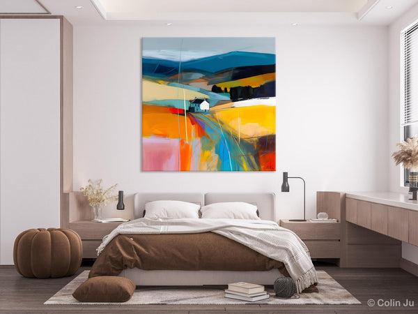 Contemporary Abstract Artwork, Acrylic Painting for Living Room, Oversized Wall Art Paintings, Original Modern Artwork on Canvas-Grace Painting Crafts