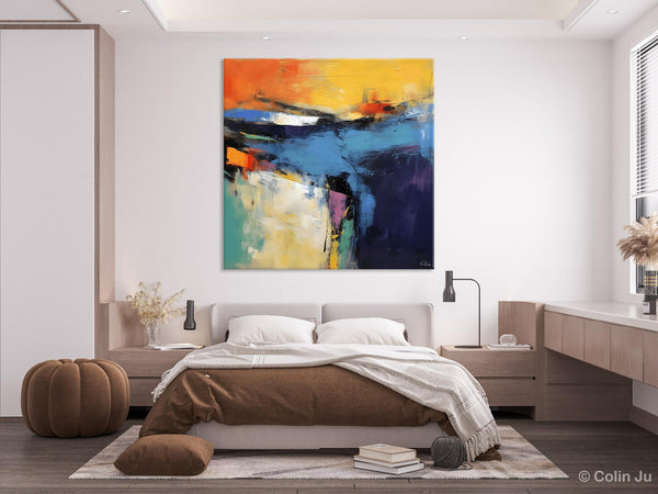 Large Wall Art Painting for Bedroom, Oversized Modern Abstract Wall Paintings, Original Canvas Art, Contemporary Acrylic Painting on Canvas-Grace Painting Crafts