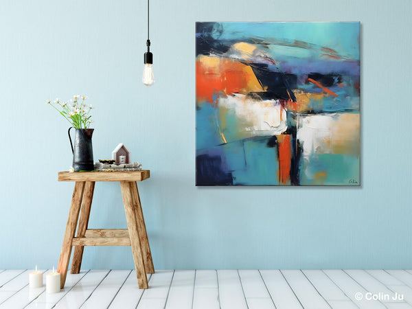 Modern Wall Art Paintings, Canvas Paintings for Bedroom, Buy Wall Art Online, Contemporary Acrylic Painting on Canvas, Large Original Art-Grace Painting Crafts