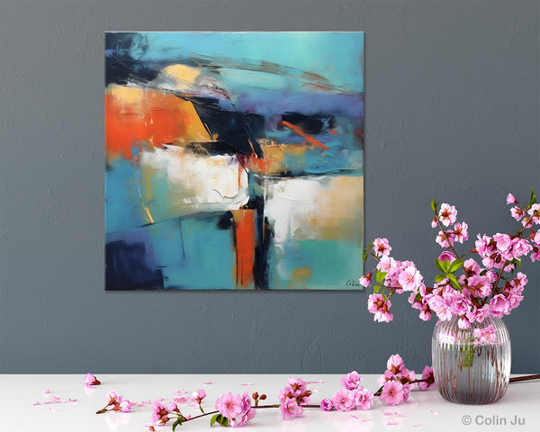 Modern Wall Art Paintings, Canvas Paintings for Bedroom, Buy Wall Art Online, Contemporary Acrylic Painting on Canvas, Large Original Art-Grace Painting Crafts