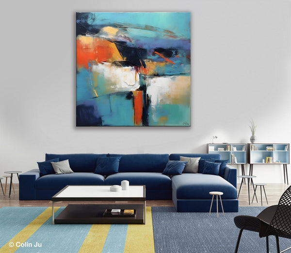 Modern Wall Art Paintings, Canvas Paintings for Bedroom, Buy Wall Art Online, Contemporary Acrylic Painting on Canvas, Large Original Art-Grace Painting Crafts