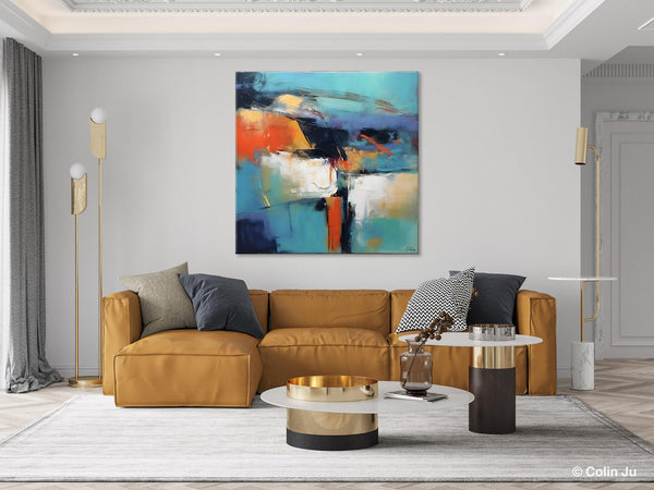 Modern Wall Art Paintings, Canvas Paintings for Bedroom, Buy Wall Art Online, Contemporary Acrylic Painting on Canvas, Large Original Art-Grace Painting Crafts