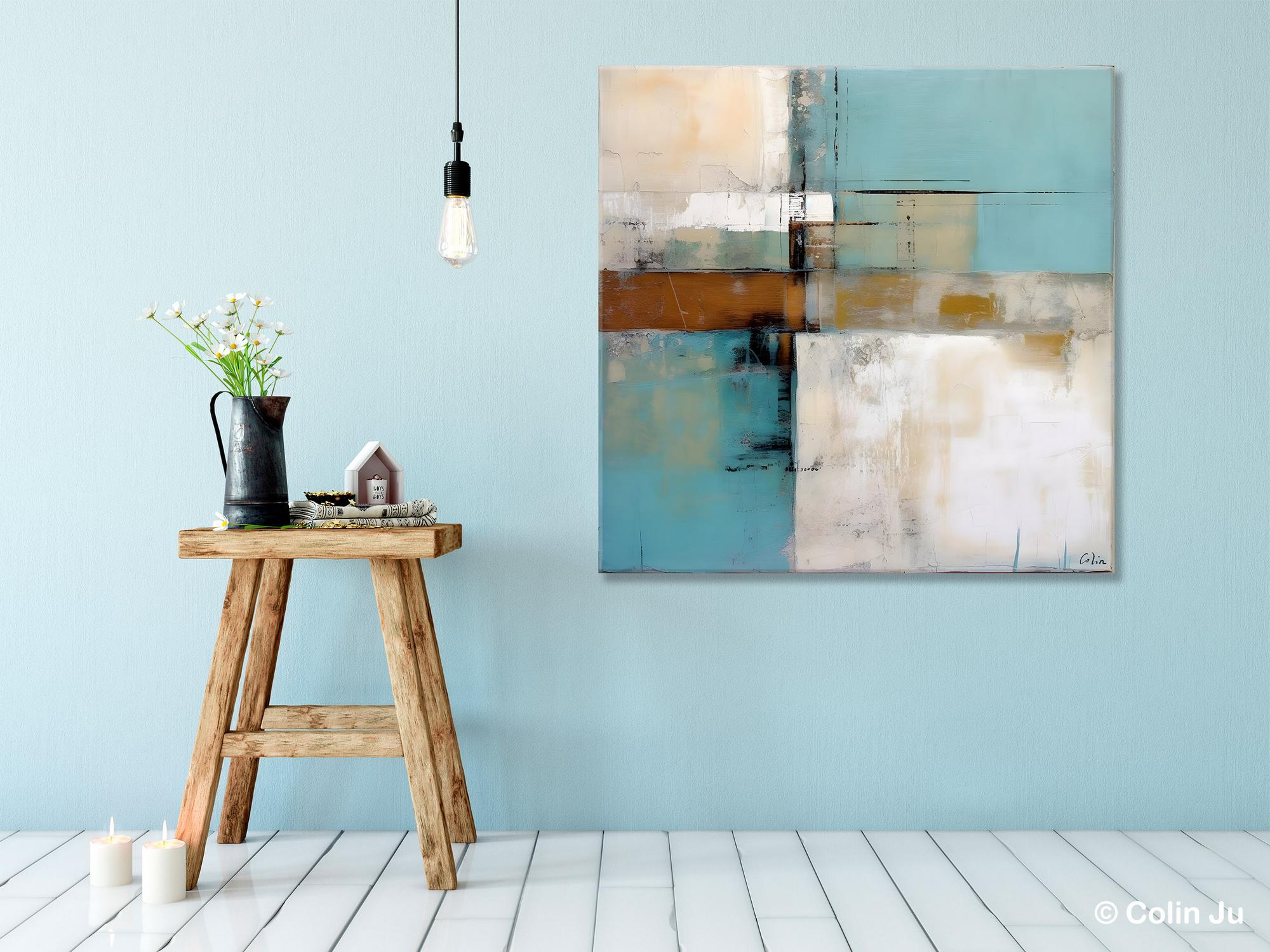 Extra Large Painting on Canvas, Contemporary Acrylic Paintings, Large Original Abstract Wall Art, Large Canvas Paintings for Bedroom-Grace Painting Crafts
