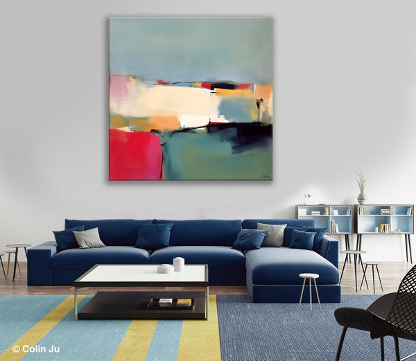 Contemporary Abstract Artwork, Acrylic Painting for Living Room, Oversized Wall Art Paintings, Original Modern Paintings on Canvas-Grace Painting Crafts