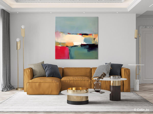 Contemporary Abstract Artwork, Acrylic Painting for Living Room, Oversized Wall Art Paintings, Original Modern Paintings on Canvas-Grace Painting Crafts