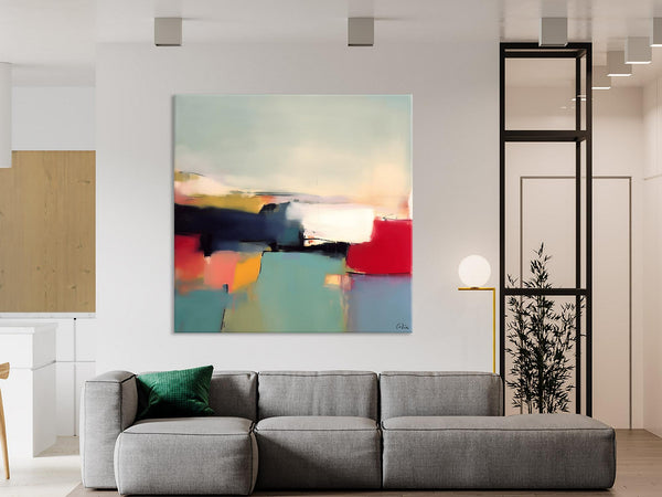 Simple Modern Wall Art, Extra Large Canvas Painting for Living Room, Oversized Contemporary Acrylic Paintings, Original Abstract Paintings-Grace Painting Crafts