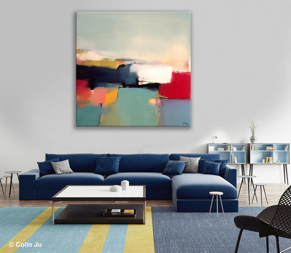 Simple Modern Wall Art, Extra Large Canvas Painting for Living Room, Oversized Contemporary Acrylic Paintings, Original Abstract Paintings-Grace Painting Crafts