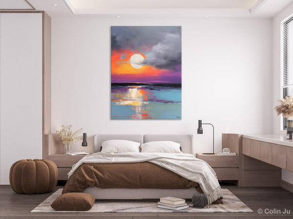 Contemporary Canvas Wall Art, Original Hand Painted Oil Paintings, Canvas Paintings Behind Sofa, Abstract Paintings for Bedroom, Buy Paintings Online-Grace Painting Crafts