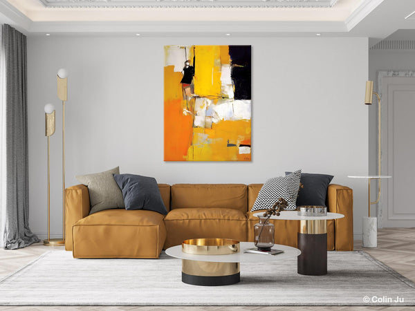 Oversized Canvas Wall Art Paintings, Contemporary Acrylic Painting on Canvas, Original Modern Artwork, Large Abstract Painting for Bedroom-Grace Painting Crafts